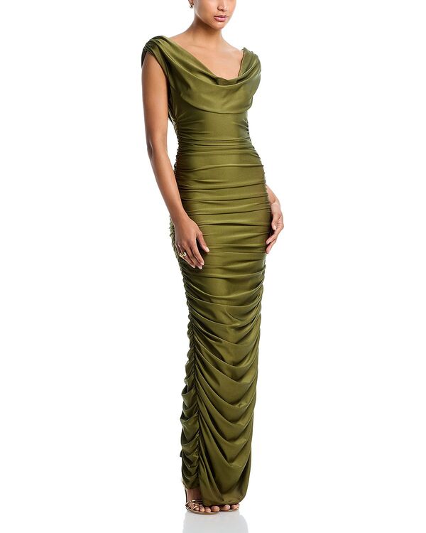 ブラックハロ レディース トップス ワンピース Black Halo Evangeline Gown Hunter Green グリーン|ReVida 店