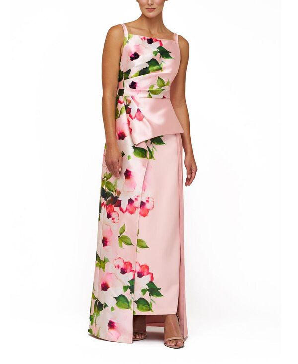 ケイ アンジャー レディース トップス ワンピース Kay Unger Barbara Walk Thru Gown Misty Rose