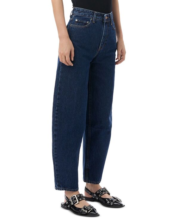 ガニー レディース ボトムス デニムパンツ ジーンズ GANNI Stary Barrel Jeans in Dark Blue ブルー｜ReVida 店 59,880円