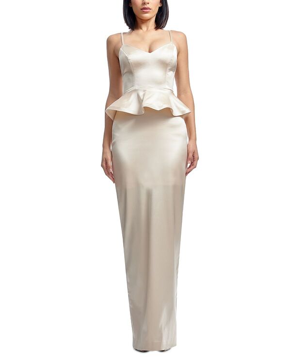 ドレスザポプレーション レディース トップス ワンピース Dress the Population Akiah Gown Champagne シャンパン