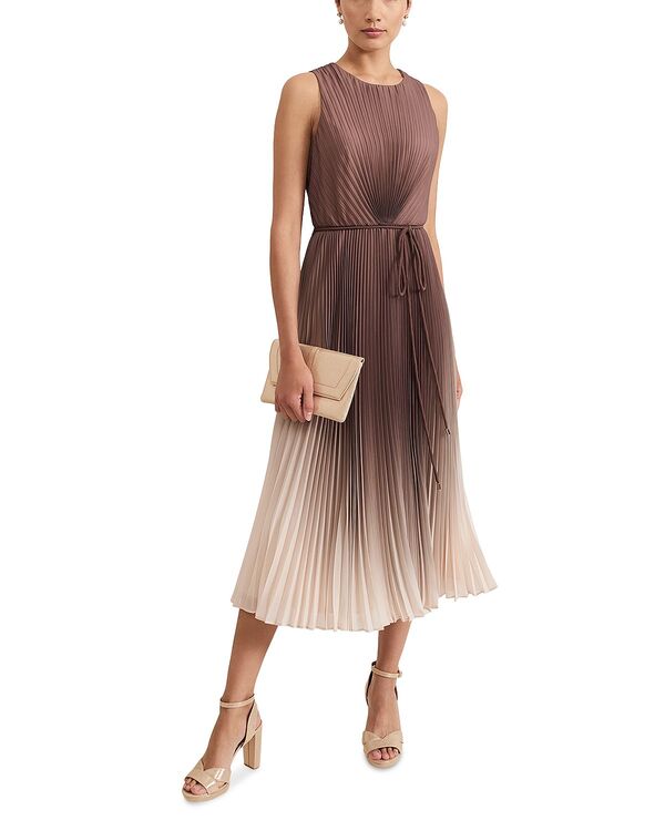 フェイズ・エイト レディース トップス ワンピース Phaseight Simara Ombr Dress Latte