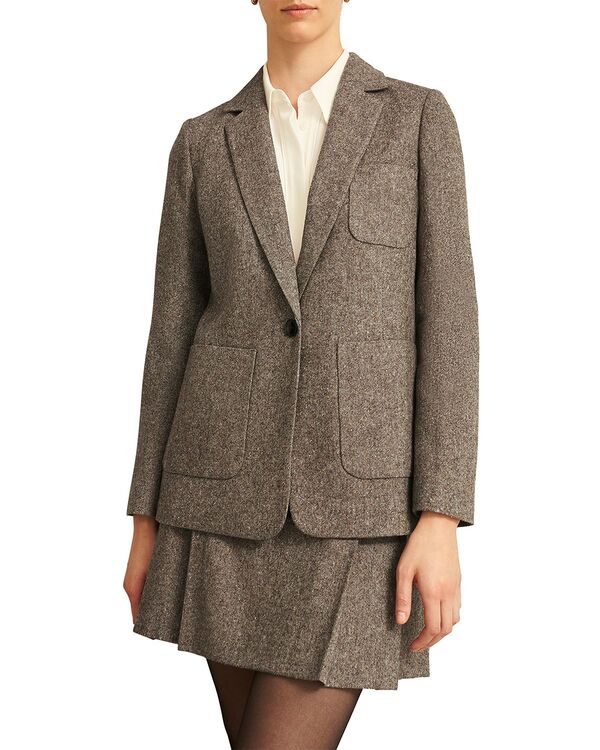 ホッブスロンドン レディース アウター ジャケット・ブルゾン HOBBS LONDON Elvie Jacket Brown Multi ブラウン