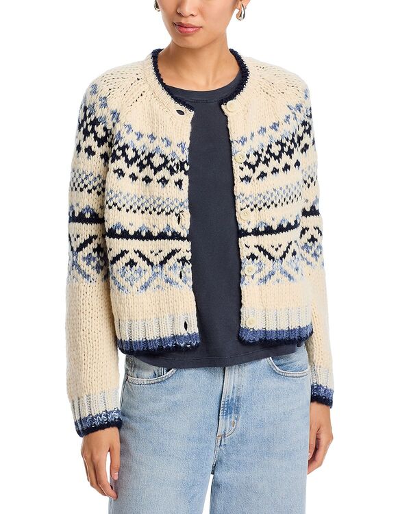 ヴェルヴェットバイグラハムスペンサー レディース アウター ニット・セーター カーディガン Velvet by Graham & Spencer Fair Isle Cardigan Multi マルチカラー