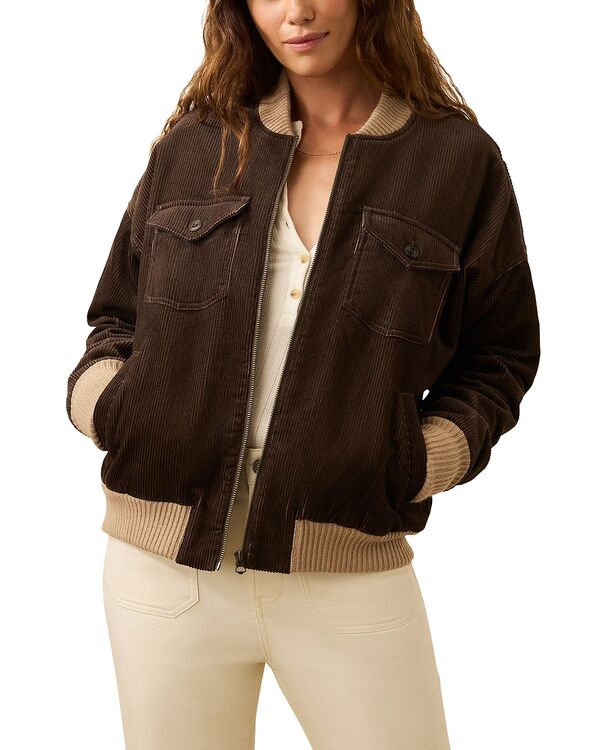 ファレティ レディース アウター 上衣・上衣 Faherty Heritage Cord Jacket Chocolate 黒茶