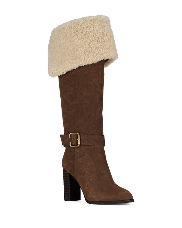 ジェフリー キャンベル レディース シューズ ブーツ・レインブーツ Jeffrey Campbell Women's Nestle Cuff Boots Brown Crinkle/Beige ブラウン｜ReVida 店