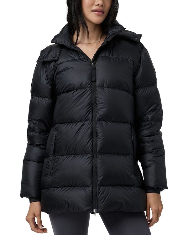 ビュオーリ レディース アウター ジャケット・ブルゾン ダウン Vuori Coordinate Long Down Jacket Black ブラック