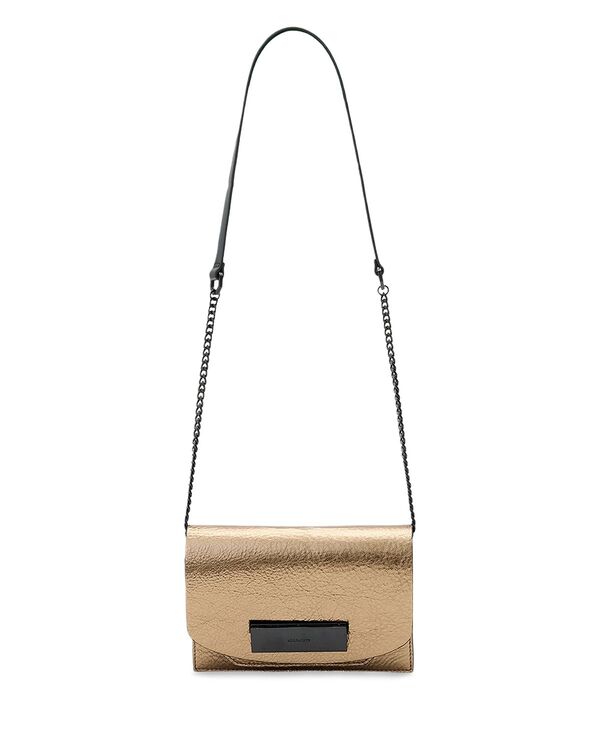 オールセインツ レディース バッグ レザー ALLSAINTS Etta Leather Crossbody Warm Brass