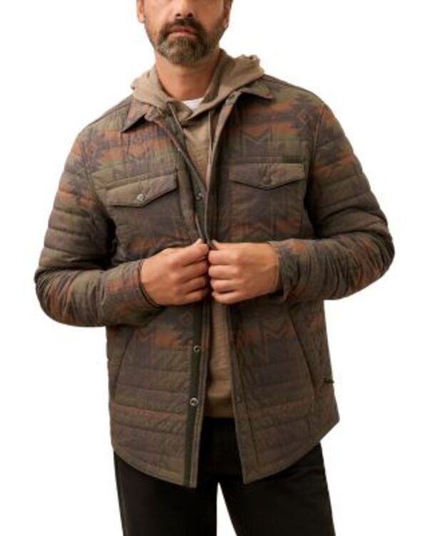 ファレティ メンズ アウター 上衣・上衣 Faherty Good Feather Horizon Patterned Jacket Sunset Ombre Star Nation
