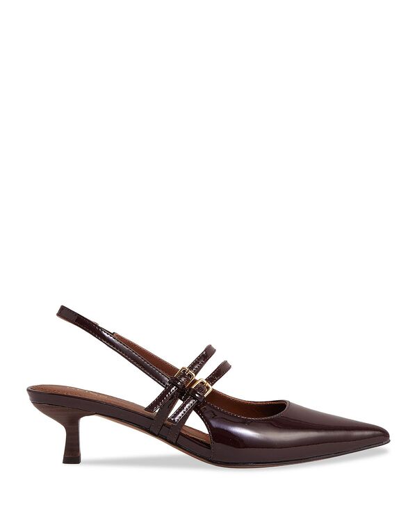 レイス レディース シューズ パンプス REISS Women's Isla Buckled Pumps Oxblood オックスブラッド｜ReVida 店