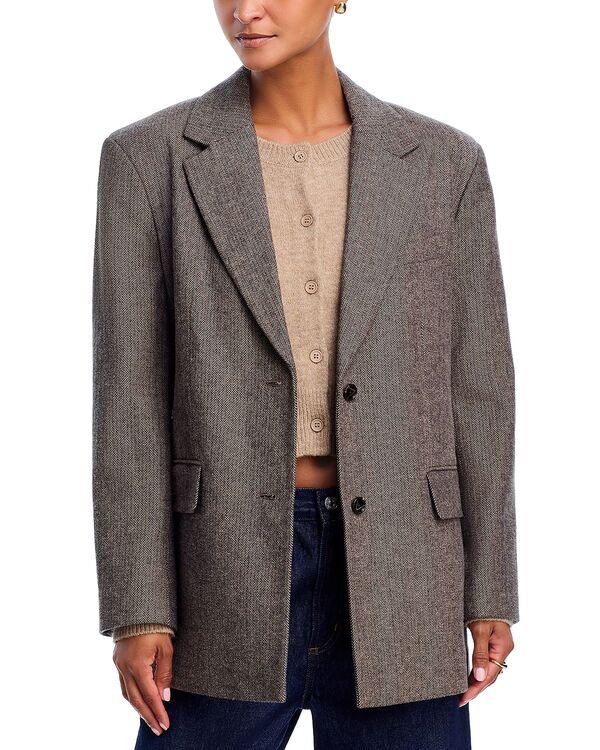 レイルズ レディース アウター 上衣・上衣 スポーツジャケット Rails Bridges Blazer Camel Black Herringbone 黒いこと