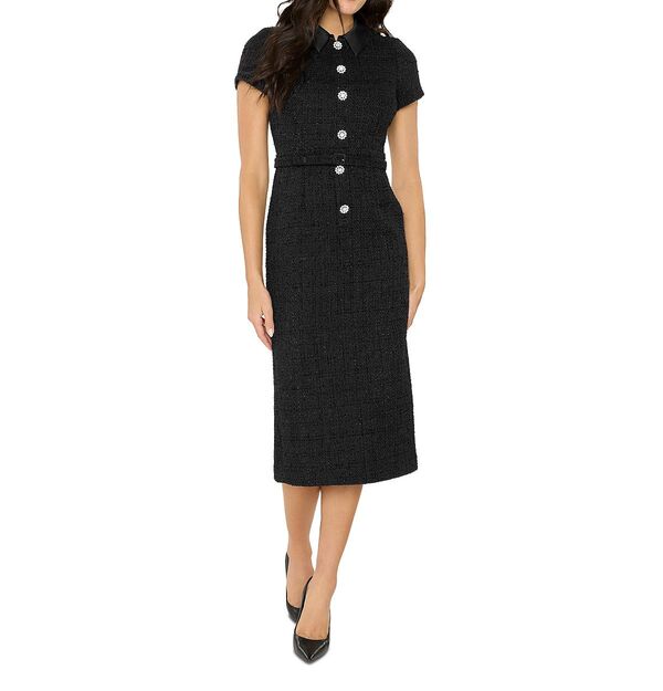ライクリー レディース トップス ワンピース LIKELY Bardot Dress Black ブラック