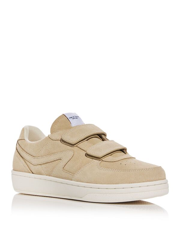 ラグアンドボーン レディース シューズ スニーカー スエード rag & bone Women's Retro Court Suede Strap Low Top Sneakers Tan タン