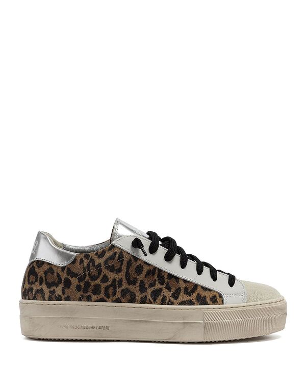 ピーフォーフォーエイト レディース シューズ スニーカー P448 Women's Thea Sneakers Leopard アニマル