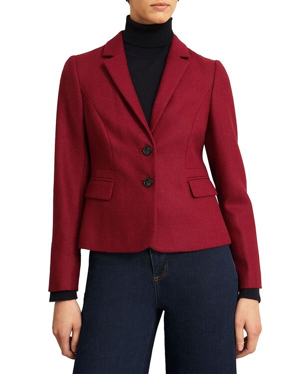 ホッブスロンドン レディース アウター ジャケット・ブルゾン HOBBS LONDON Hackness Jacket Red レッド｜ReVida 店