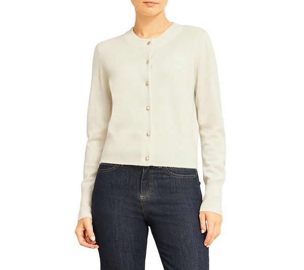 ホッブスロンドン レディース アウター カーディガン HOBBS LONDON Monicashmere Cardigan Warm Ivory アイボリー