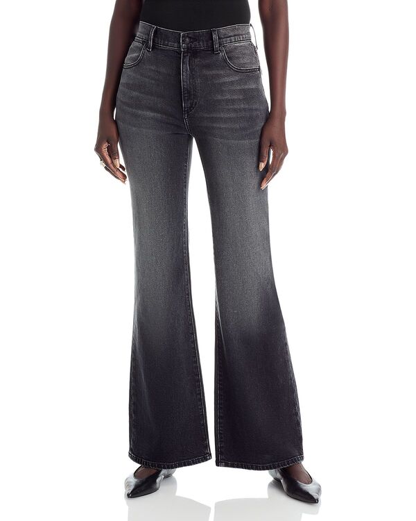 コビーハルペリン レディース ボトムス デニムパンツ ジーンズ Kobi Halperin Rosie High Rise Flare Jeans in Washed Black ブラック｜ReVida 店
