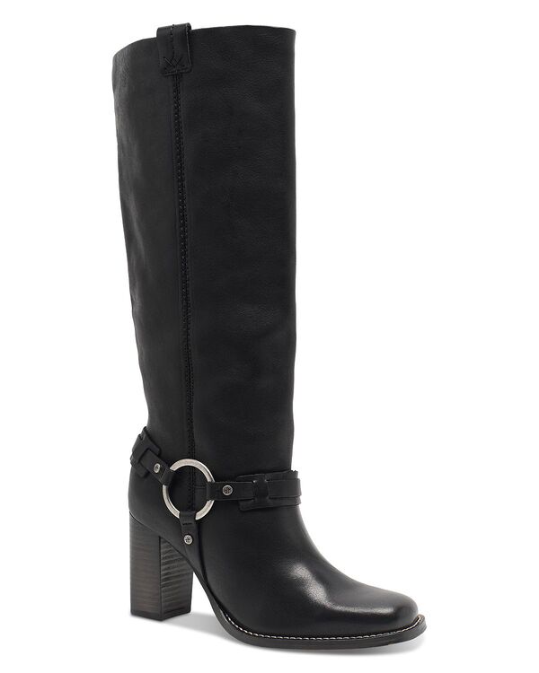 フリーピープル レディース シューズ ブーツ・レインブーツ Free People Women's Heidi Harness Boots Black Leather ブラック