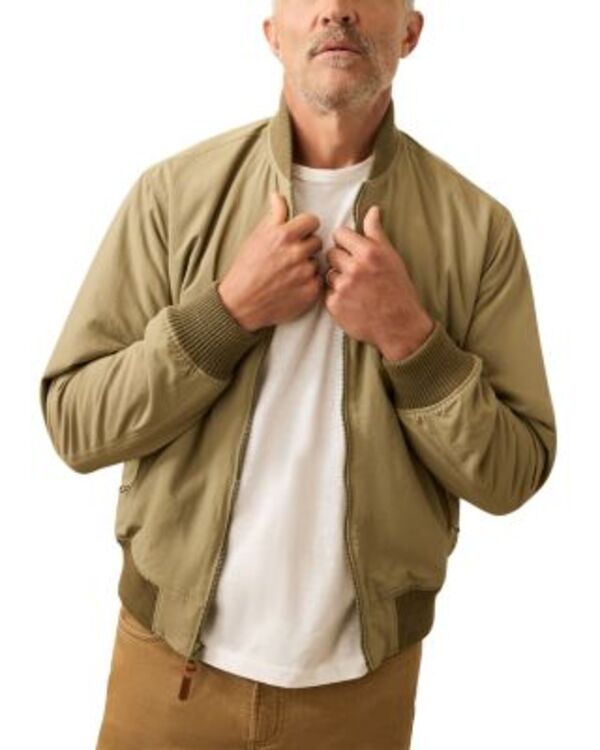 ファレティ メンズ アウター ジャケット・ブルゾン Faherty Military Bomber Jacket Olive Valley オリーブ