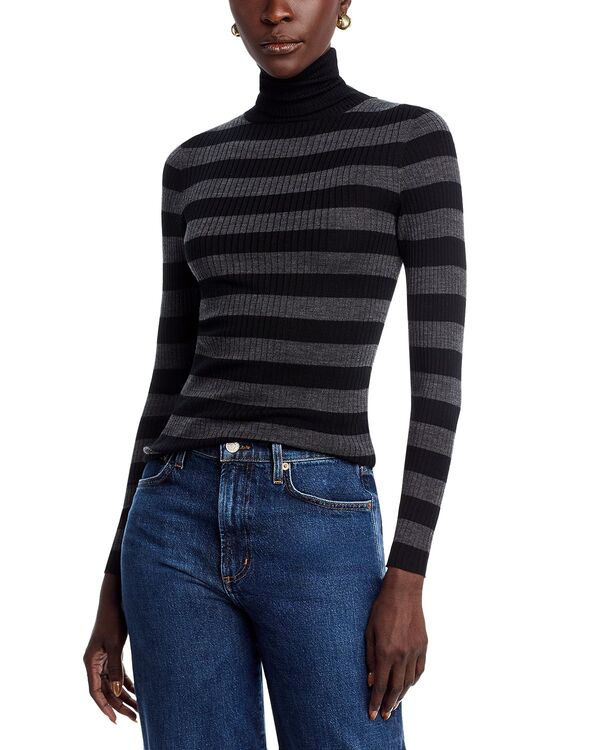 マジェスティック レディース トップス タンクトップ Majestic Filatures Majestic Striped Tank Noir / Anthracite ストライプ 49,080円