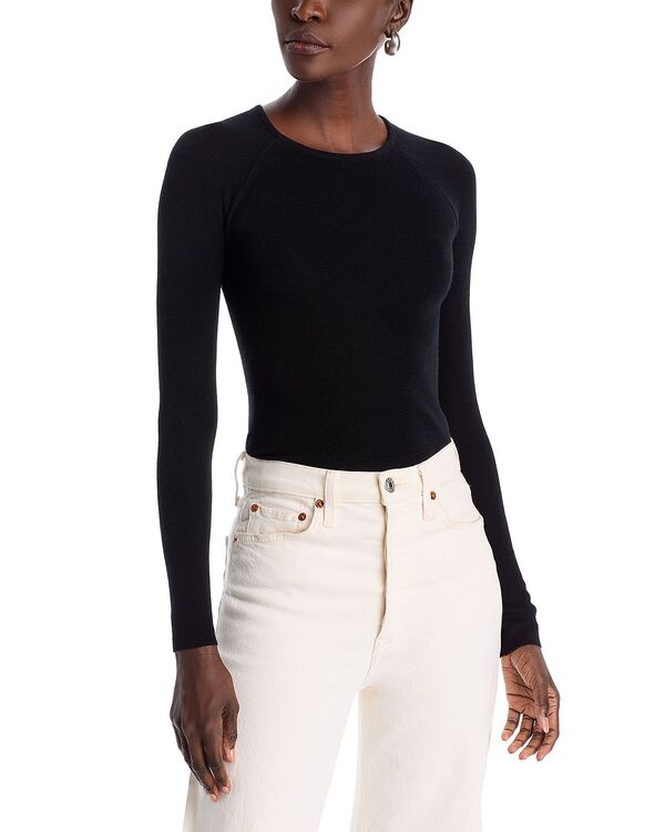 マジェスティック レディース トップス シャツ Majestic Filatures Raglan Sleeve Top Noir｜ReVida 店 52,680円