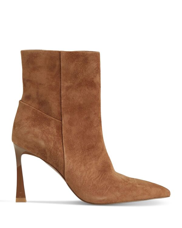 レイス レディース シューズ ブーツ・レインブーツ スエード ヒール REISS Women Carina Suede Higheel Boots Tan タン