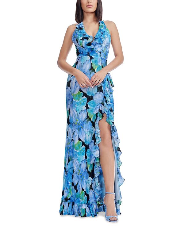 ドレスザポプレーション レディース トップス ワンピース Dress the Population Kathleen Dress Cobalt Multi コバルト