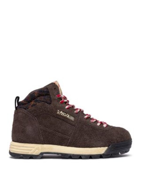 オートリ― メンズ シューズ ブーツ・レインブーツ Autry Men's Malga Mid Man Boots Brown Red レッド