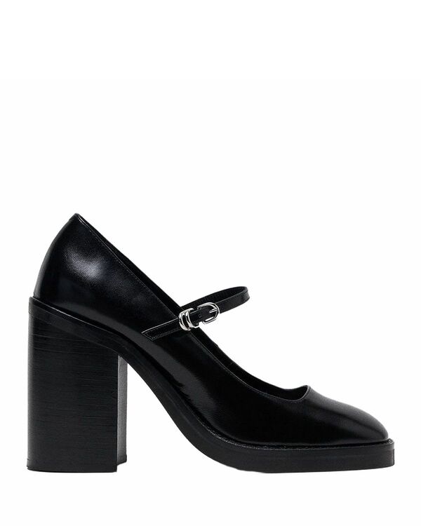 マージュ レディース シューズ パンプス レザー Maje Women's Fauriz Leather Mary Jane Pumps Black ブラック