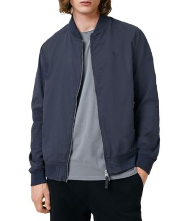 オールセインツ メンズ アウター ジャケット・ブルゾン ALLSAINTS Bassett Bomber Jacket Command Blue ブルー