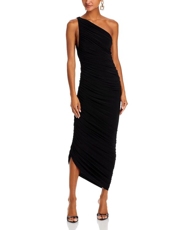ノーマカマリ レディース アンダーお召しもの ナイト爵お召しもの Norma Kamali Diana Gown Black 黒いこと