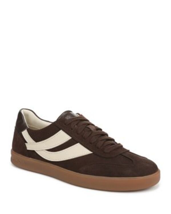 ヴィンス メンズ シューズ スニーカー スピード競技 なめし革 Vince Men\u0027s Oasis Leather Lace Up Sneakers Cocoa Brown 赤銅色