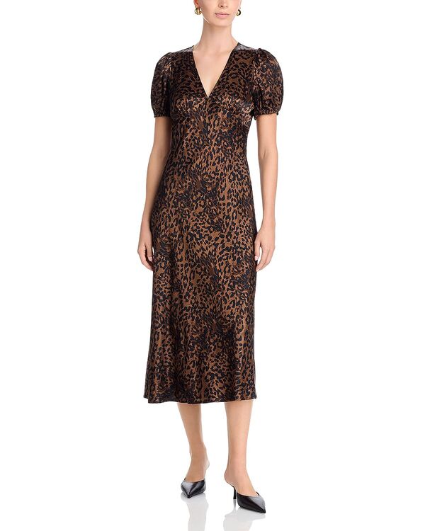 レイルズ レディース トップス ワンピース Vネック Rails Junia V Neck Dress Ginger Spotted|ReVida 店