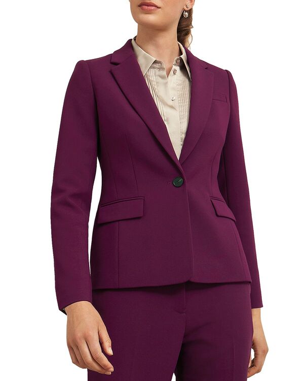 ホッブスロンドン レディース アウター ジャケット・ブルゾン HOBBS LONDON Sami Single Breasted Jacket Warm Plum プラム