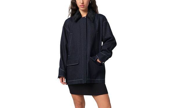 アパリス レディース アウター ジャケット・ブルゾン デニム Apparis Clive Raw Denim Workwear Jacket Indigo インディゴ
