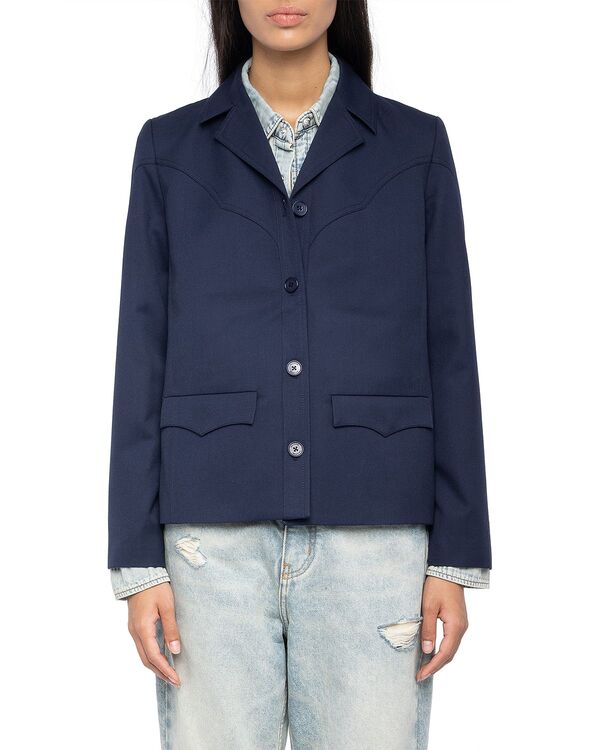 ザディグ エ ヴォルテール レディース アウター ジャケット・ブルゾン Zadig & Voltaire Lara Tailleur Jacket Encre