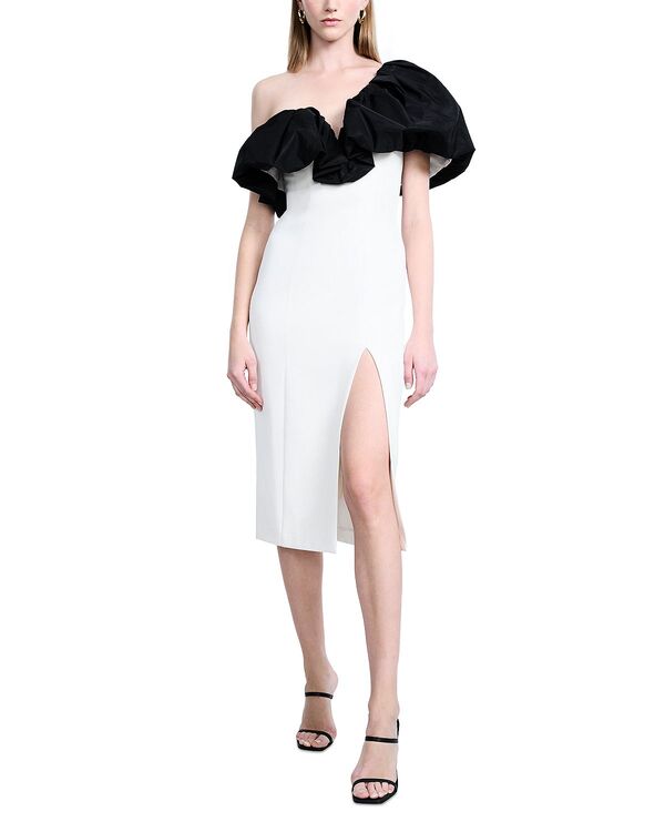 ビーシービージーマックスアズリア レディース トップス ワンピース BCBGMAXAZRIA Puff Tea Length Dress Chalk チョーク