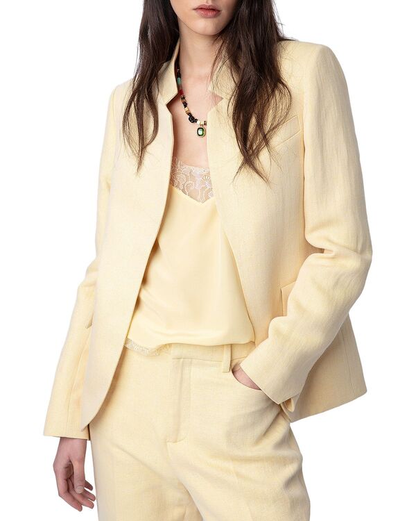 ザディグ エ ヴォルテール レディース アウター ジャケット・ブルゾン ブレザー Zadig & Voltaire Very Lin Star Collar Blazer Cedra