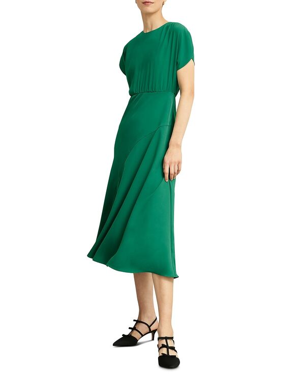 ホッブスロンドン レディース トップス ワンピース ミディ HOBBS LONDON Hampton Midi Dress Viridian Green グリーン