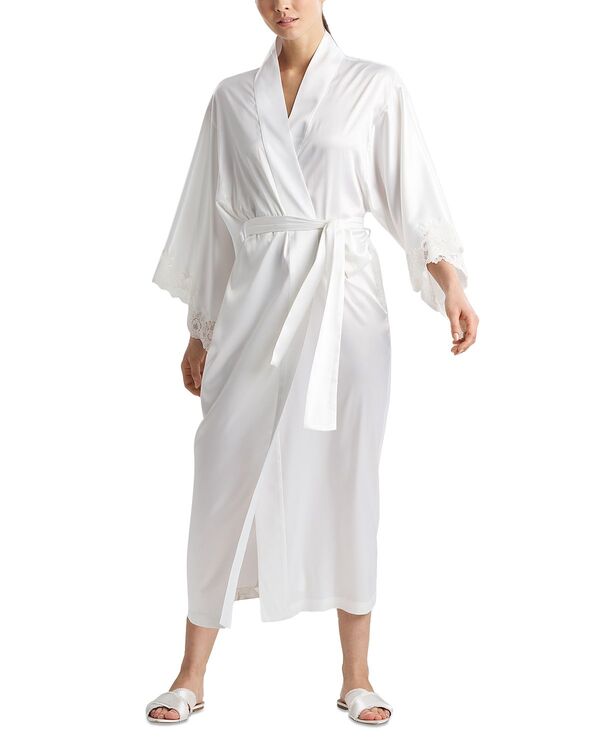 ナトリ レディース アンダー御召しもの ナイト爵御召しもの スピード競技 Natori Peony Lace Sleep Robe Warm White 白いこと