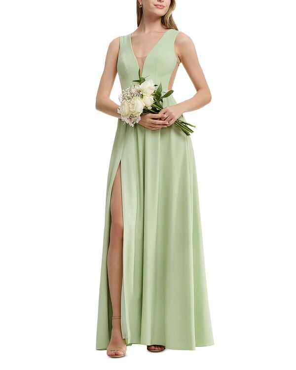 ドレスザポプレーション レディース トップス ワンピース カットアウト マキシ Dress the Population Katrina Cut Out Maxi Dressage セージ｜ReVida 店