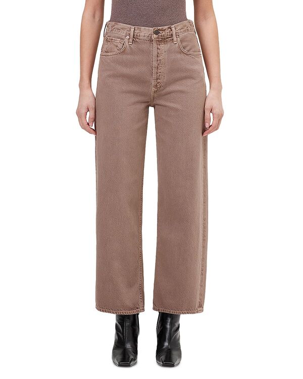 アゴルド レディース ボトムス デニムパンツ ワイドレッグ アンクル ジーンズ AGOLDE Ren High Rise Wide Leg Ankle Jeans in Ceramic｜ReVida 店