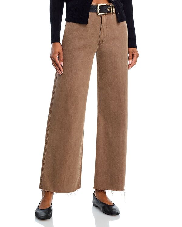 ペイジ レディース ボトムス デニムパンツ ワイドレッグ ヴィンテージーンズ PAIGE Anessa High Rise Raw Hem Wide Leg Jeans in Vintage Canewood Vintage Canewood|ReVida 店