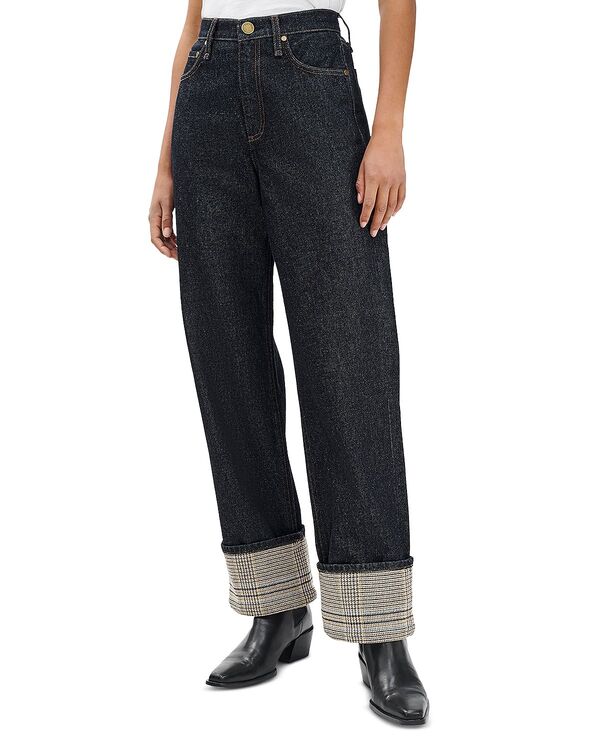 ラグアンドボーン レディース ボトムス デニムパンツ アンクル ジーンズ rag & bone Shea High Rise Ankle Cuffed Jeans in Twilight Rinse Combo Twilight Rinse Combo｜ReVida 店