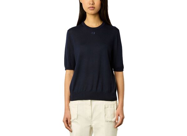 ジェラルド・ダレル レディース トップス Tシャツ ウール Gerardarelysea Wool Tee Navy ネイビー
