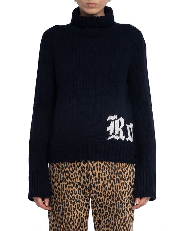 ザディグ エ ヴォルテール レディース アウター ニット・セーター ウール Zadig & Voltaire Nalma We Rock Merino Wool Sweater Encre