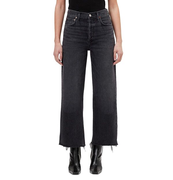 アゴルド レディース ボトムス デニムパンツ ワイドレッグ ジーンズ AGOLDE Ren High Rise Wide Leg Jeans in Arcane