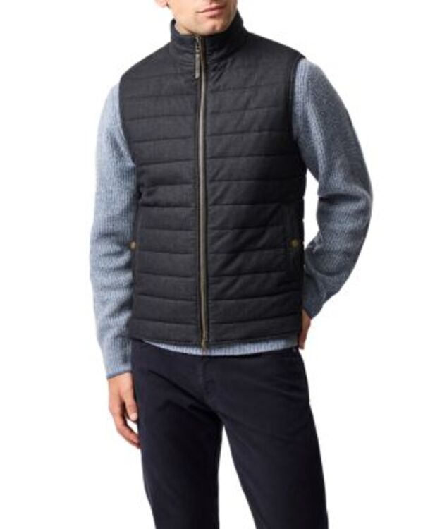 ロッドアンドグン メンズ アウター ベスト Rodd & Gunn Dunedin Road Vest Midnight｜ReVida 店