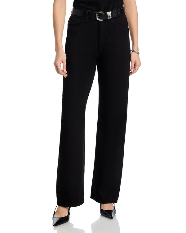 ディーエル 1961 レディース ボトムス デニムパンツ ワイドレッグ ジーンズ DL1961 Karmine Refined Wide Leg SculptSystem Aura High Rise Jeans Black ブラック