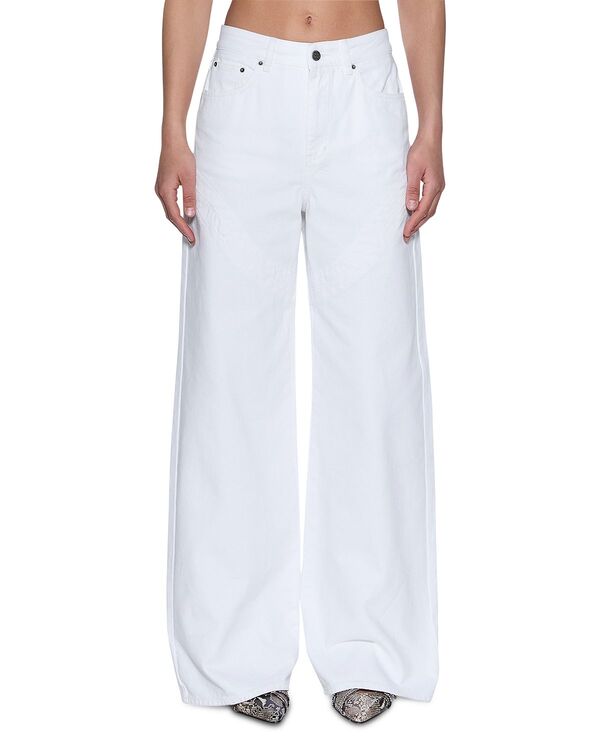 スビ レディース ボトムス デニムパンツ ジーンズ Ksubi Strider Saddle Freshigh Rise Jeans White ホワイト