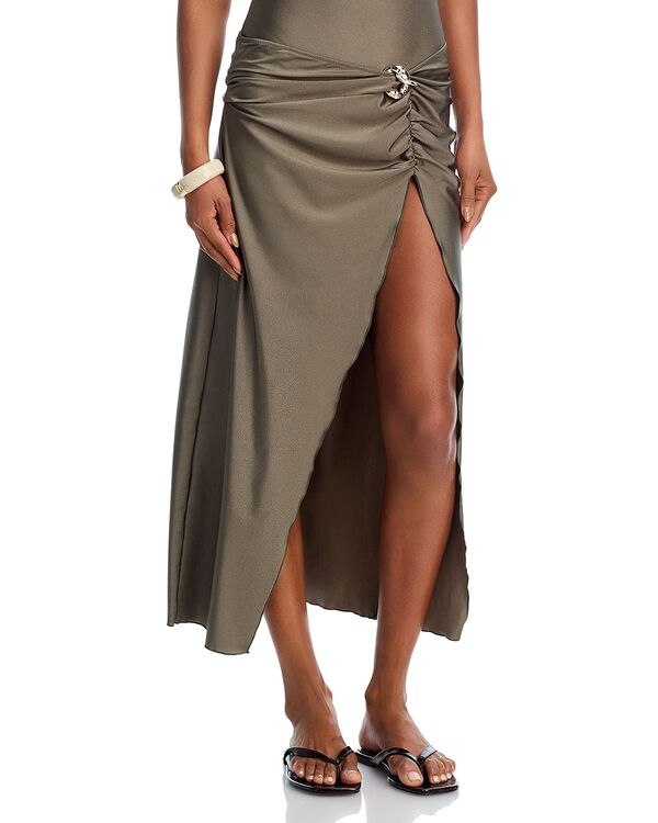 シムカイ レディース ボトムスカート ミディ SIMKHAI Kora Wrap Midi Skirt Fern 45,370円